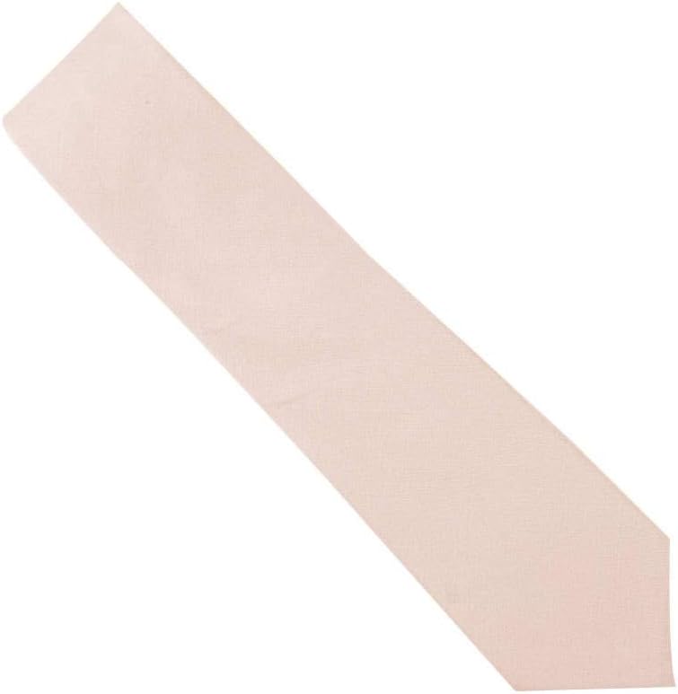 AUSCUFFLINKS Blush BEIGE Pink Ties Cotton Bow Ties Pocket Square Adults & Kids Linen Neckties | Wedding Ties for Groom