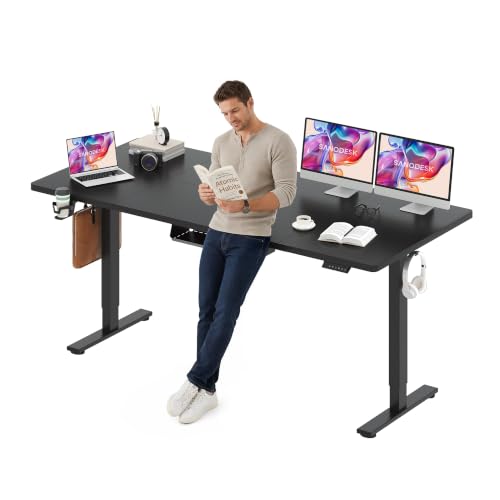 Image of SANODESK 79''x32'' Large Electric Computer Height Adjustable Standing Desk