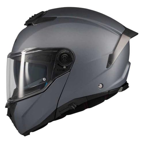 Casque MT Atom 2 SV Pure A2 Mate XL modulable noir pour moto - 3