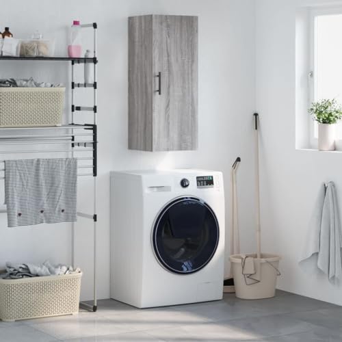 Lumanois Armoire Murale Sonoma Gris 34,5x34x90 cm Buffets & bahuts Gris,828882