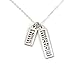 AJ's Collection Personalized Necklace Open Double Sterling Silver or 14k Gold Plate over Sterling Silver (18)