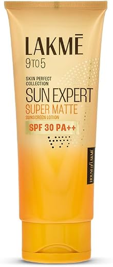 Lakmē Sun Expert SPF 30 PA++ Ultra Matte Lotion Sunscreen with Niacinamide | Helps reduce pigmentation | Non-sticky | For ...