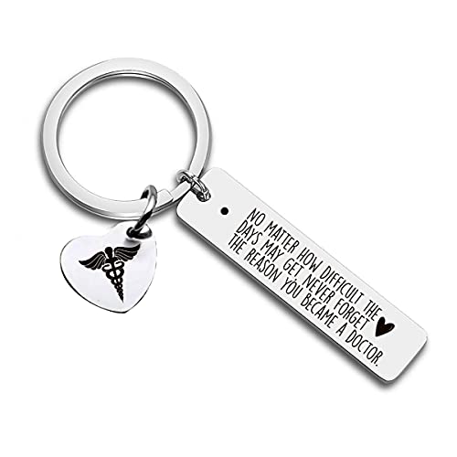 Medizinischer Arzt Schlüsselanhänger, Arzt Schlüsselanhänger Geschenke für Abschluss, Geburtstag, Weihnachten Cover