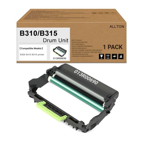 Image of Allton B310 B315 Imaging Unit 013R00690 Imaging Unit B310 Black Drum Unit Compatible for Xerox B305 B310 B315 Printer (1-Pack,42800 Pages)