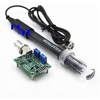 مستشعر PH لـ Arduino ، PH0-14 وحدة مستشعر كشف القيمة + PH Electrode Probe BNC ، PH Sensor UNO ، PH Sensor Arduino Kit ، PH Sensor Raspberry Pi Kit ، بواسطة HQ & amp؛ LP