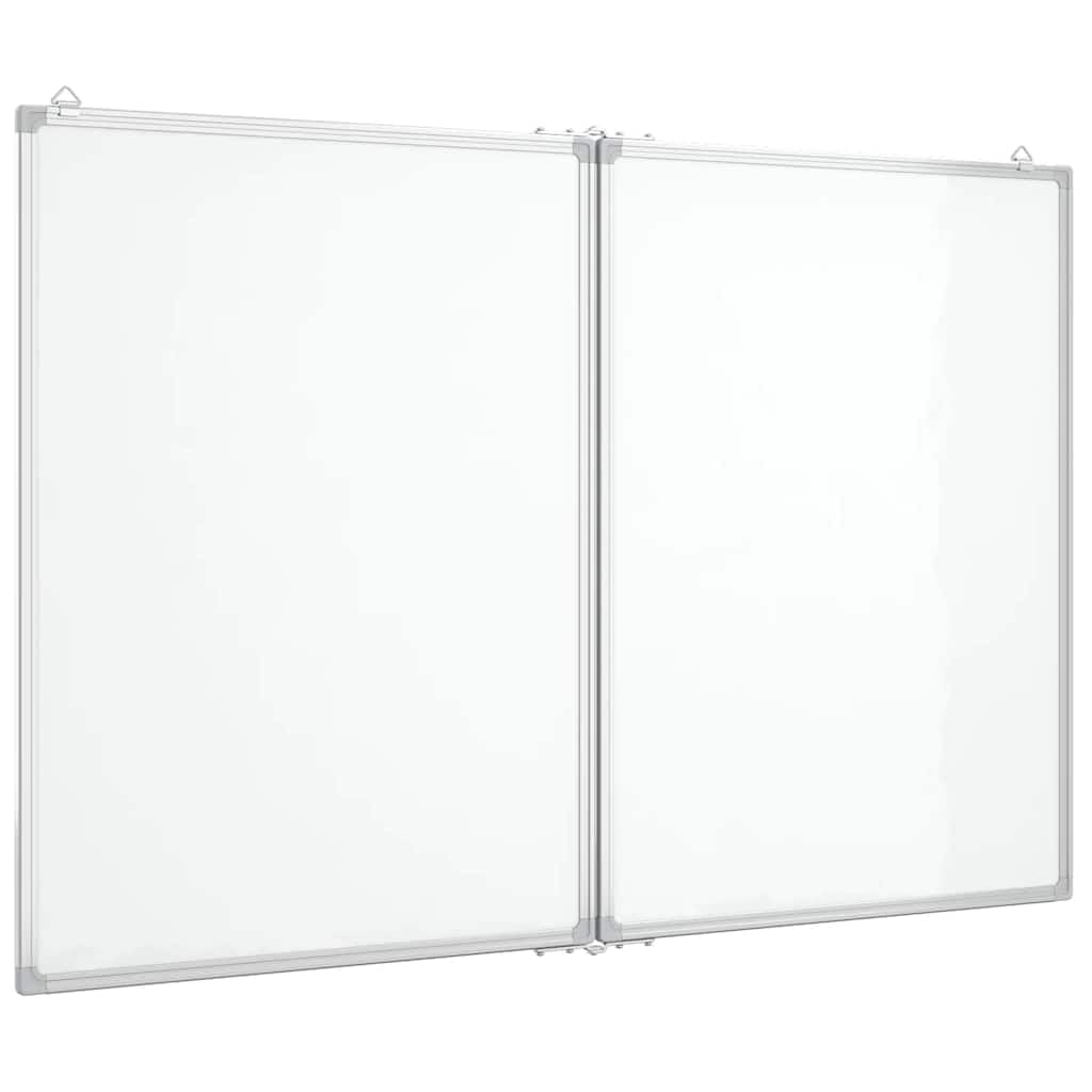 Generisch Magnetisches Whiteboard Klappbar 100x80x1,7 cm Aluminium,Bürobedarf,Präsentationsbedarf,Ausstellungstafeln-4005353