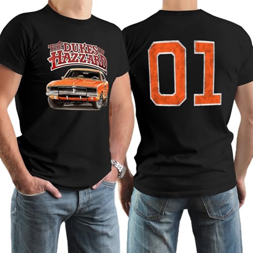 Mans Crewneck Short Sleeve T Shirt for Hazzard Dukes Tees,Fashion Tops for Party 3XL