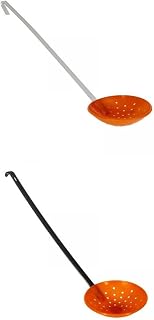 2 Pieces Ice Fishing Skimmer with Aluminum Long Handle, Winter Ice Fishing Gear for ing Out Ice While Fishing, Over to Out Ice