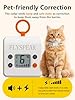 FLYSPEAR Wireless Cat Barrier - Rechargeable Indoor Barrier with 6 Adjustable Range Radius up to 7 ft, 6 Adjustable Safe Static Intensity, Electric Fence System for Cats Small Dogs with Hook (White)
