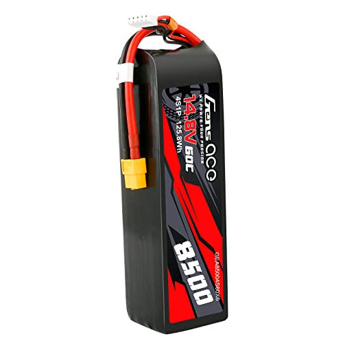 Gens ace 4S Lipo Battery 14.8V 8500mah 60C Lipo Battery with XT60 Plug for Xmaxx 8S Car