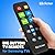 Samsung Replacement TV Remote Compatible with Samsung TV's ONLY (Black) Big Button TV Remote Control, Simplified and Easy to Use (2xAAA Batteries not Included)