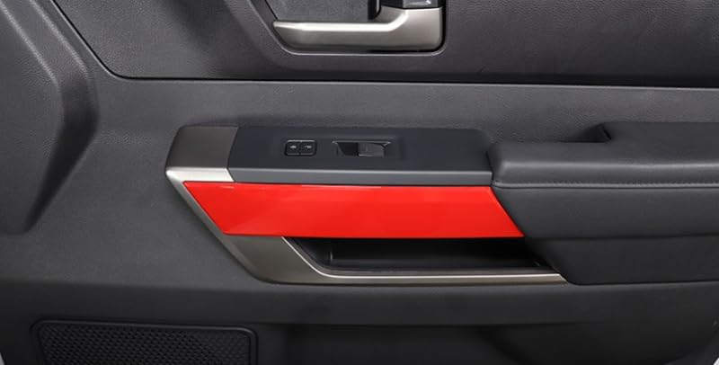 Car Accessories Fit for Toyota Tundra 2022-2023 Inner Door Molding Panel Cover ABS (Blue for Low Configuration) 4PCS