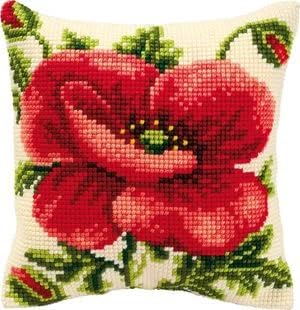 ROCKY&CHAO DIY Latch Hook Kits Pillow Case Embroidery Carpet Set Needlework Pillow Cover Sofa Cushion Cover Craft Kits 17x17 inch (Black Cat)