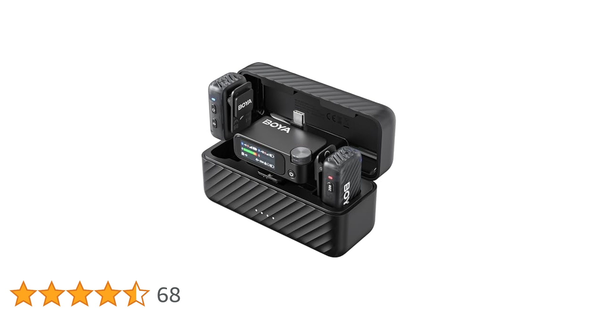 ワイヤレスピンマイク BOYAMIC2 黒 2個 充電ケース AI ノイキャン Amazon.co.jp: BOYA BOYAMIC2 ワイヤレスピンマイクタイプ
