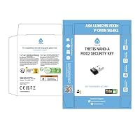 Thetis Nano-A FIDO2 Sicherheitsschlüssel Hardware Passkey Gerät mit USB Typ A, TOTP/HOTP, FIDO2.0 Zwei-Faktor-Authentifizierung 2FA MFA, funktioniert mit Windows/Mac/iOS/Android/Linux/Gmail/Facebook – Ansicht 2