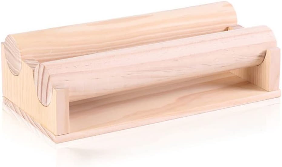 3 Tier Removable Round Jewelry Stand Bracelet Necklace and Watch Holder Display Rack-Wood/Acrylic(Small)