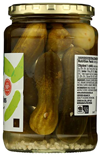 365 By Whole Foods Market, Organic Dill Pickles Reduced Sodium, 24 Fl Oz #TOP2