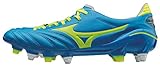 Piel de canguro Mizuno Morelia Neo Mix, Botas de fútbol Hombre, BLU (Diva Blue/Safety Yellow), 39