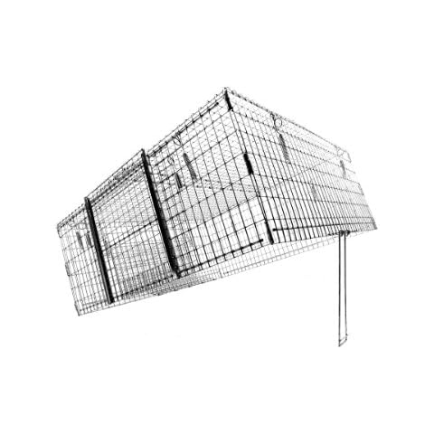 Tomahawk Live Trap - Model DT1 - Tomahawk TNR Series Neighborhood Cats Drop Trap - 36x36x14 Collapsible Cover