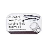  Filetes De Sardinas En Aceite De Oliva 120 G Waitrose - Paquete de 4