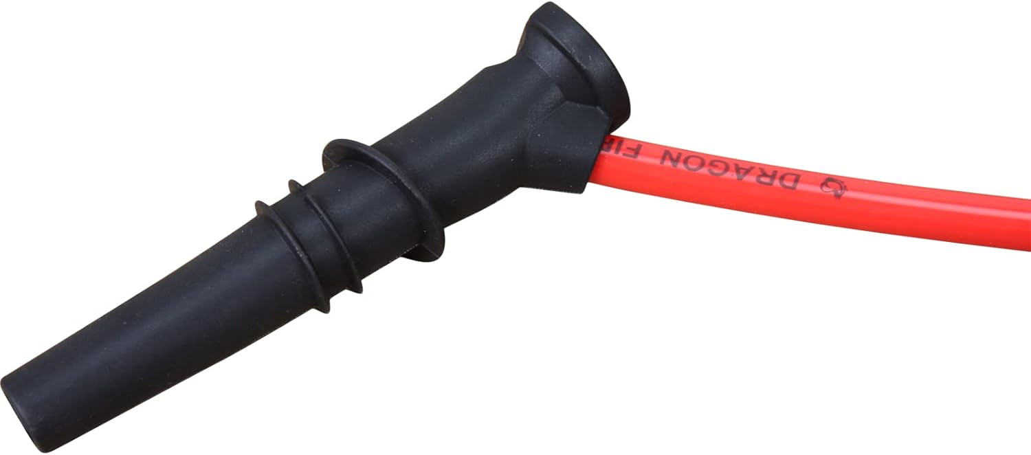 Dragon FIRE Performance 10mm Spark Plug Wire Set for 1996 1997 1998 1999 Ford Crown Victoria E150 Expedition F150 F250 Lincoln Town Car and Mercury Grand Marquis V8 4.6L SOHC OEM Fit PWJ110