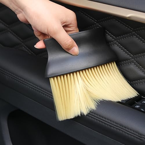 車用クリーニングブラシ ダスターブラシ イエロー
