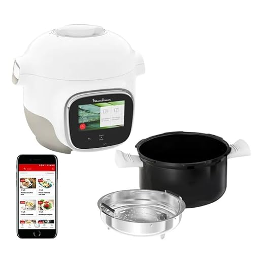 Multicuiseur intelligent Moulinex Cookeo Touch WiFi Mini CE922110 900 W Blanc