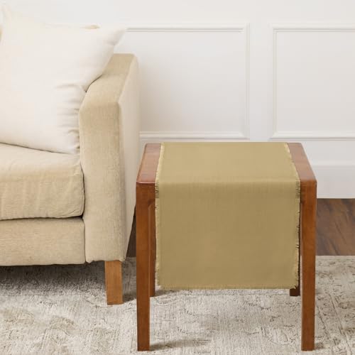 Fringe Linen Table Runner 14x36 - Solino Home