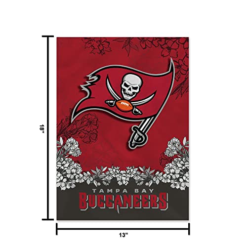 Image of Rico Industries NFL Standard /Primary 13 inch x 18 inch Double Sided Garden Flag - Great Gift for Men, Women, & Fans