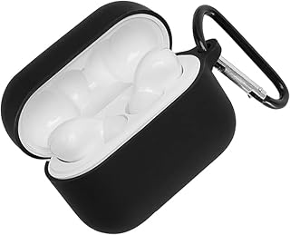 Silicone Protective Case Compatible with Honor Choice X1 and Honor Moisen - Earphone Protective Cover - Hook (Black)