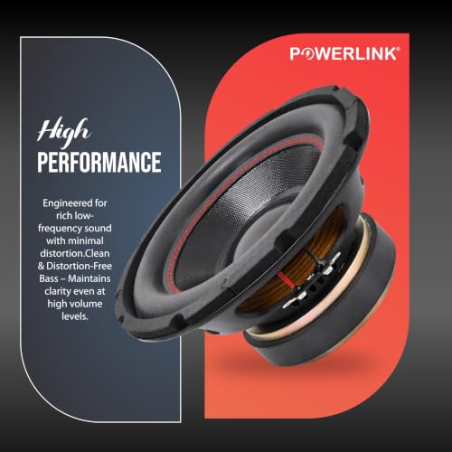 Image of POWERLINK 8 inch Subwoofer Black