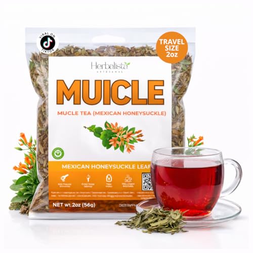 Herbalista - Viral 2oz (56g) Muicle (Sangre de Cristo) Herbal Tea - Premium Mexican Honeysuckle Teaa | 100% All-Natural Loose Leaf| Non-GMO Mexican Herbal Tea Wildcrafted.