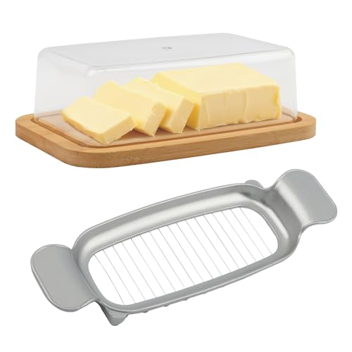 Butter Dish with Lid & Butter Slicer Tool Set –
