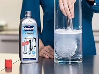 Durgol Universal Power Fast Descaler for Coffee Machines, Shower Heads, Pots, Kettles and Water Tap Filters, All Purpose Decalcifier and Limescale Remover, 750ml
