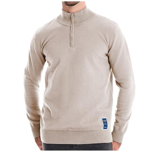 Men's Sweater Crew Neck Long Sleeve Sweaters Casual Pullover Sweater Cable Knit Pullover Plus Size Warm Winter Tops