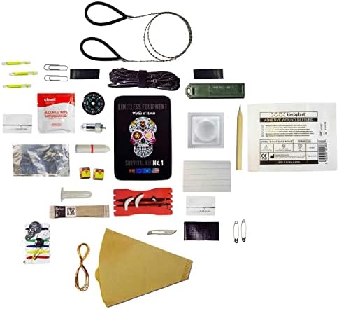 Limitless Equipment MARK 1 Pro Survival Kit: UK MADE, pocket size, pro level contents. 40+ items