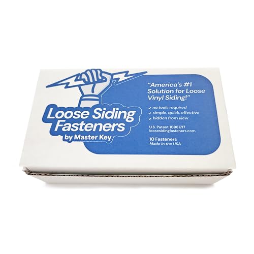 image for LOOSE SIDING FASTENERS Help Secure Loose Vinyl siding That Will not Lo
