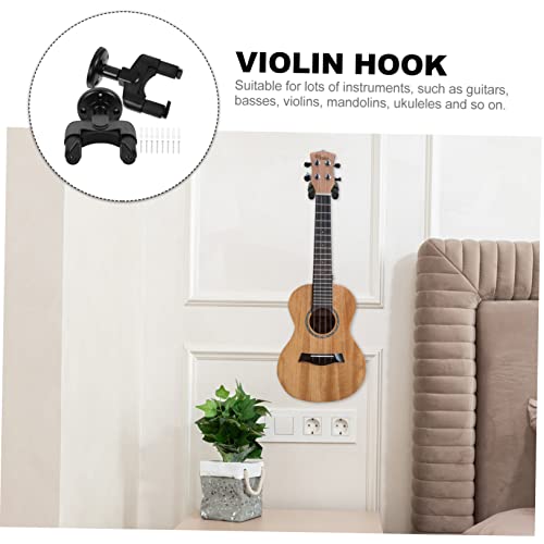 Vaguelly 2 Conjuntos De Gancho De Violino Cabide De Parede Para Roupas Cabides De Montagem Parede Ca
