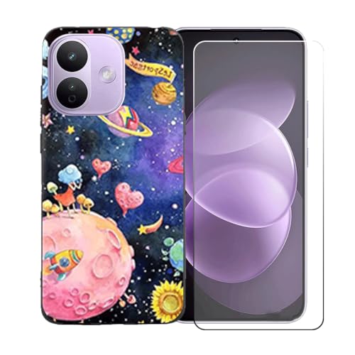 BMPNLSZ �K�p Redmi Note 17 Pro 5G ?�g�уP�[�X + HD �ی�t�B���� - LLM38 | HD�����K���X�ɓK�����ėpTPU�ی�J�o�[�A�V���J�Q���V�F���o���p�[�ی�o�b�N�V�F��-�K�p Redmi Note 17 Pro 5G��
