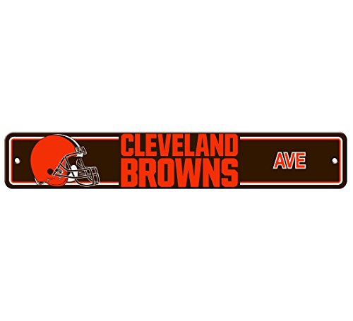 BSI PRODUCTS, INC. NFL Cleveland Browns Plastic Street Sign