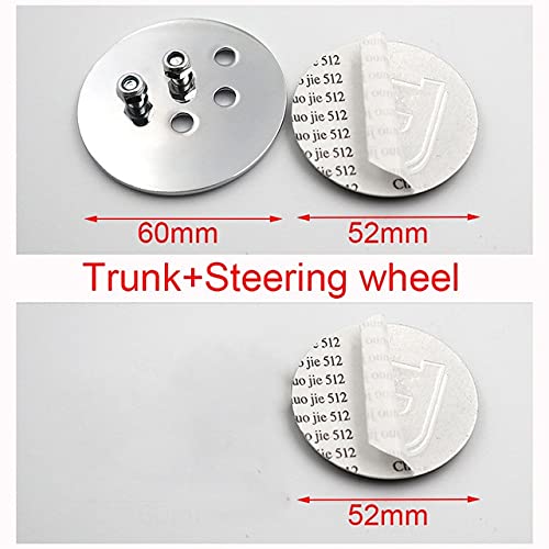 Buy TATUE AutoEmblems 52mm 60mm Middle Rear Steering Wheel Center