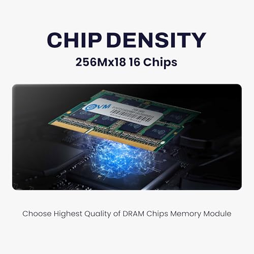 Image of EVM 2GB DDR3 Laptop RAM 1600MHz So-DIMM Memory - High-Speed Performance, Low Voltage Requirement - 10 Year Warranty (EVMT2G1600S86P)