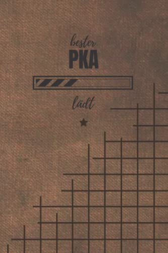 PKA Notizbuch kariert: für die Ausbildung o. Weiterbildung | Perfekt für Männer, die in der Apotheke arbeiten | Ausbildungsbeginn Geschenk