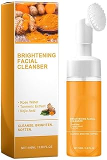 Limpiador facial de cúrcuma con cepillo, limp...