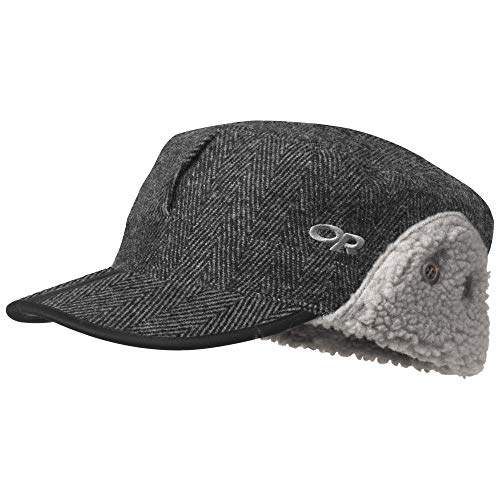 Outdoor Research Yukon Cap, Charcoal Herringbone, X-Large