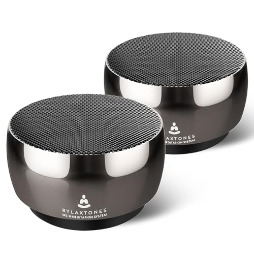 Rylaxtones Meditation System,Electronic Tibetan Singing Bowl,Sound Bath Machine for Meditation,Mindfulness,Sound Bath,Chakra Healing, Stress Relief,Sound Therapy,Yoga Practice,Relaxation