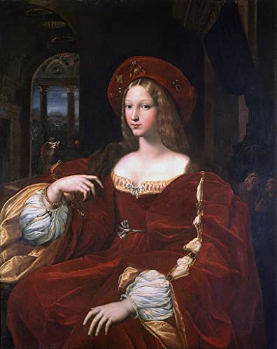 Art Tableau Portrait de Jeanne Daragon Raphaël Impression sur Toile 60x90cm