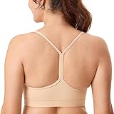 MOMANDA Yoga Nursing Bras for Breastfeeding Fixed Y Back Soft Support Nursing Sports Maternity Bra Tan Milkshake XX-Large