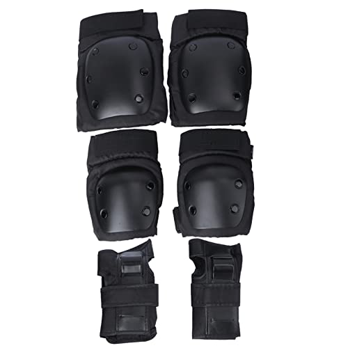 OSOLADY Skateboard Wrist Guards Elbow Leg Guard Set Kneecap Kit for Kids Adults Skating Accessories