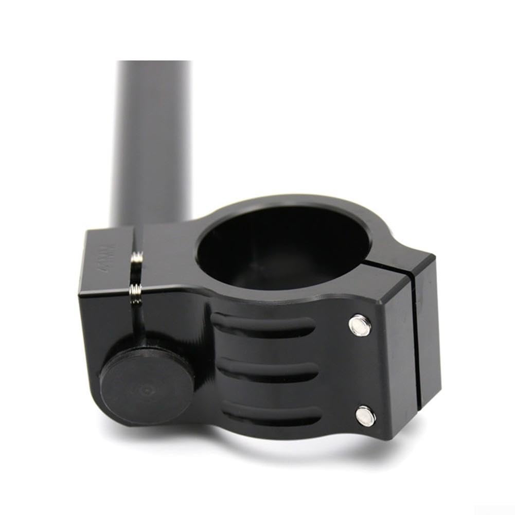 CNC Alluminio Forcella Tubo Manubrio 7/8 Pollice Nero Argento (35MM nero)